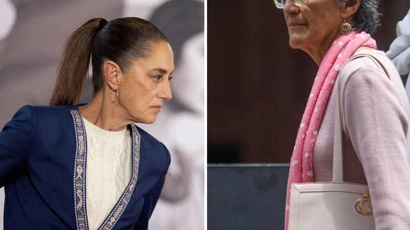 SHEINBAUM AUXILIA A MUJER DE LA TERCERA EDAD