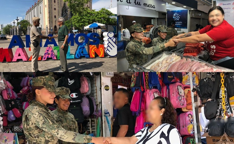 LA MARINA LLEVA A CABO RECORRIDOS DE PROXIMIDAD SOCIAL EN MAZATLÁN, SINALOA