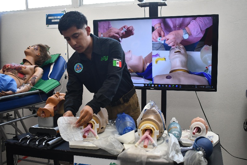 INAUGURA UTCJ LABORATORIO DE ATENCIÓN PREHOSPITALARIA