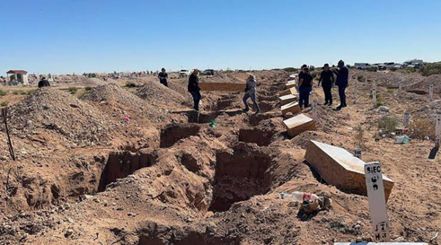  EN CIUDAD JUÁREZ, AUTORIDADES FORENSES REALIZARON LA INHUMACIÓN DE 117 CUERPOS QUE PERMANECÍAN SIN IDENTIFICAR O RECLAMAR