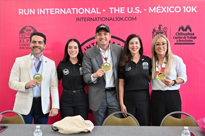 INVITA MARCO BONILLA A CHIHUAHUENSES A SUMARSE A LA CARRERA BINACIONAL THE U.S. MÉXICO 10 KMS