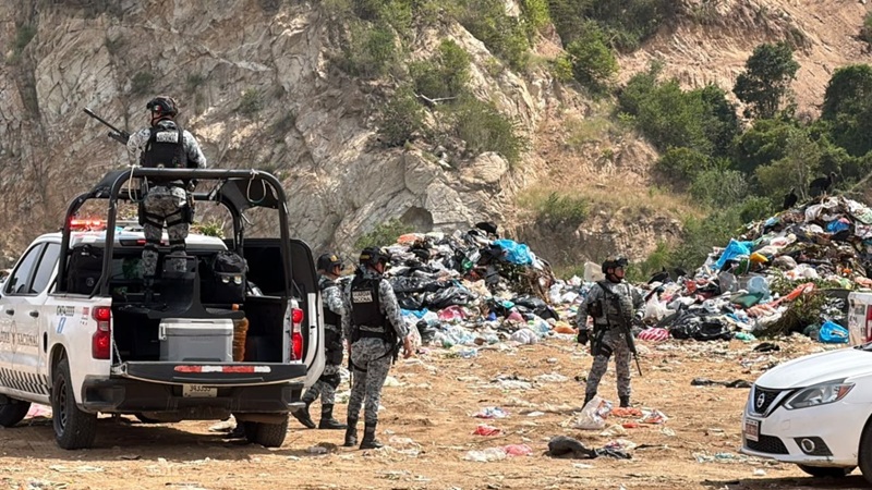 EN UN RELLENO SANITARIO DE ACAPULCO, GUERRERO ENCONTRARON EL CUERPO DE UN BEBÉ