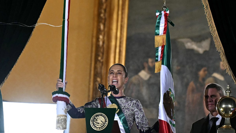 EN SU SEGUNDO GRITO DE INDEPENDENCIA: SHEIMBAUM HIZO ALGUNOS CAMBIOS EN LAS ARENGAS