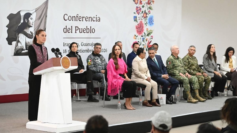 SE REDUJERON EN GUANAJUATO 75% LOS HOMICIDIOS DOLOSOS: SHEINBAUM