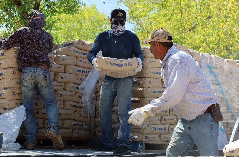 ENTREGA COESVI MATERIAL PARA MEJORAMIENTO DE VIVIENDAS A 64 FAMILIAS DE SANTA ISABEL
