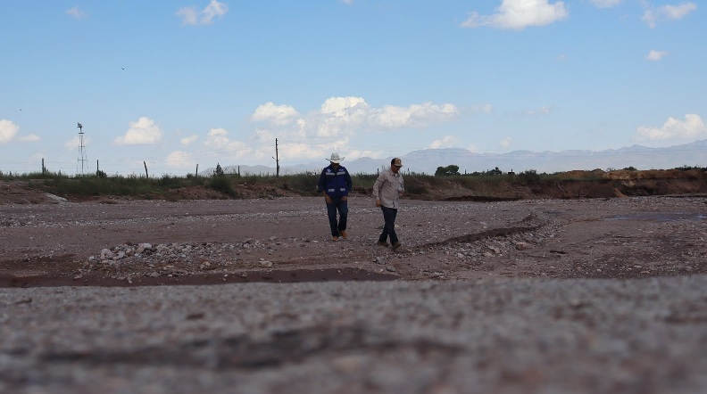 ESTADO SUPERVISA ZONAS SUSCEPTIBLES DE AFECTACIÓN POR LLUVIAS EN CASAS GRANDES