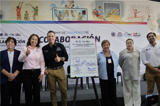 FIRMA MARCO BONILLA CONVENIO CON MUNICIPIO DE ALDAMA PARA REFORZAR ACCIONES DE SALUD MENTAL