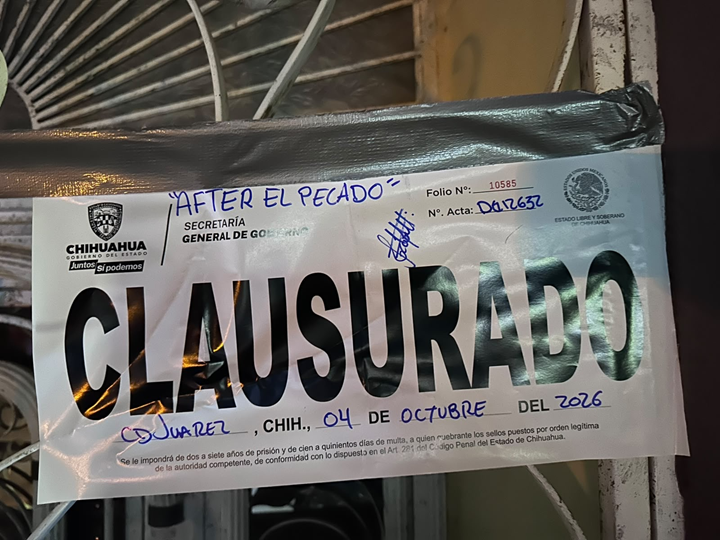REALIZA GOBERNACIÓN ESTATAL 290 INSPECCIONES Y CLAUSURA 17 ESTABLECIMIENTOS EN LA ÚLTIMA SEMANA