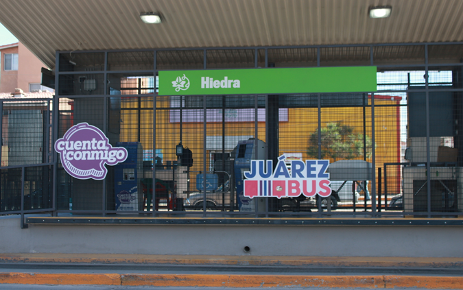 CAM MÓVIL DE JUÁREZBUS ESTARÁ EN LA ESTACIÓN HIEDRA DEL BRT-1