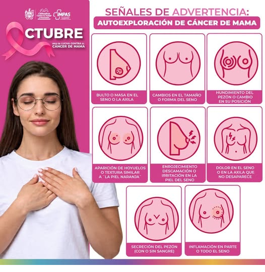 ¿SABES CÓMO REALIZAR UNA AUTOEXPLORACIÓN DE MAMA?