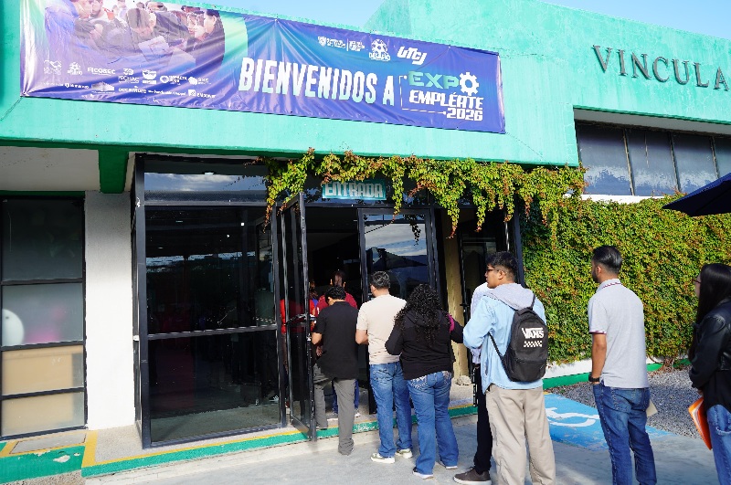 REÚNE LA UTCJ A 2 MIL PERSONAS Y 25 EMPRESAS EN LA EXPO EMPLÉATE 2026