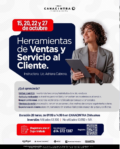 CURSOS OCTUBRE CANACINTRA