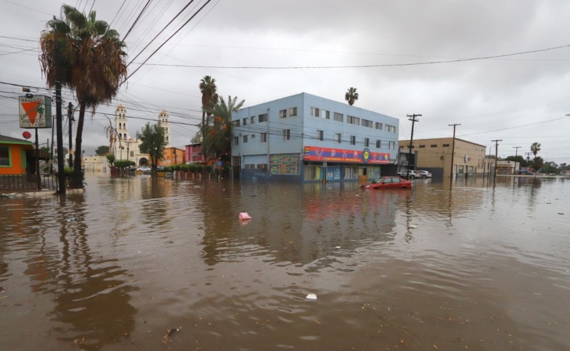 AFECTACIONES EN ENSENADA, BAJA CALIFORNIA, POR EL CICLÓN 
