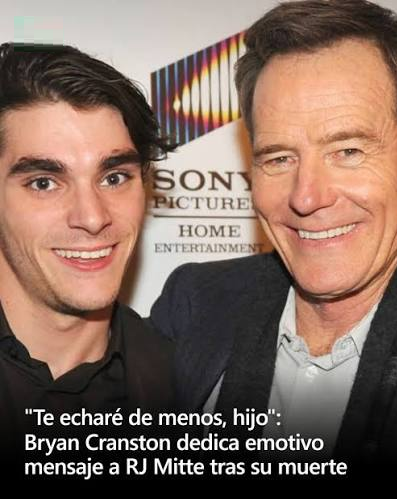 BRYAN CRANSTON MOSTRÓ SU DOLOR AL CONOCER LA MUERTE DEL QUE FUERA SU HIJO EN LA SERIE ‘BREAKING BAD’, RJ MITTE