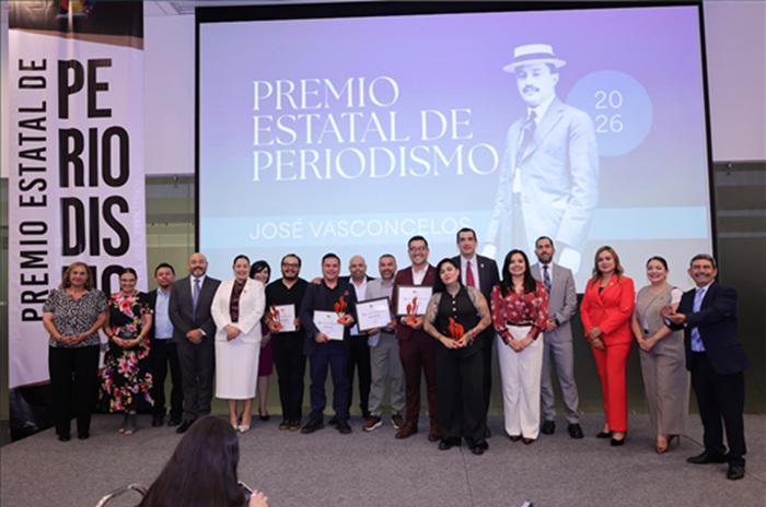 GRACIAS POR APOSTAR POR LA VERDAD: ALCALDE EN PREMIO ESTATAL DE PERIODISMO JOSÉ VASCONCELOS