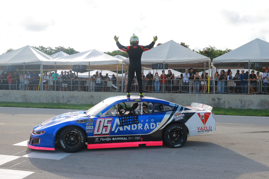 EL GRAN PREMIO YUCATÁN 200 DE NASCAR MÉXICO SERIES TUVO A MATEO GIRÓN EN LO MÁS ALTO DEL PODIO DE CHALLENGE