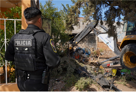 ATIENDE GOBIERNO MUNICIPAL REPORTE CIUDADANO SOBRE INMUEBLE DE RIESGO EN VILLA JUÁREZ