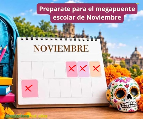 ESTE SERÁ EL MEGAPUENTE DE NOVIEMBRE