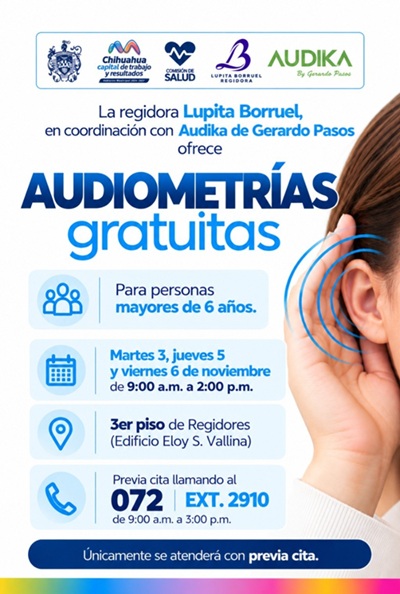 LUPITA BORRUEL OFRECERÁ JORNADA GRATUITA DE AUDIOMETRÍAS PARA DETECTAR PROBLEMAS AUDITIVOS