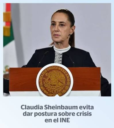SHEINBAUM SUBRAYÓ QUE SERÁ LA FGR LA QUE DETERMINE SI TADDEI INCURRIÓ EN ALGÚN DELITO